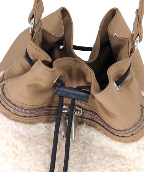 T・S・L（ティーエスエル）の「ボア2wayショルダーバッグ（ショルダーバッグ・レディース・チャコールグレー/レオパード/ベージュ・FREE）」の12枚目の写真