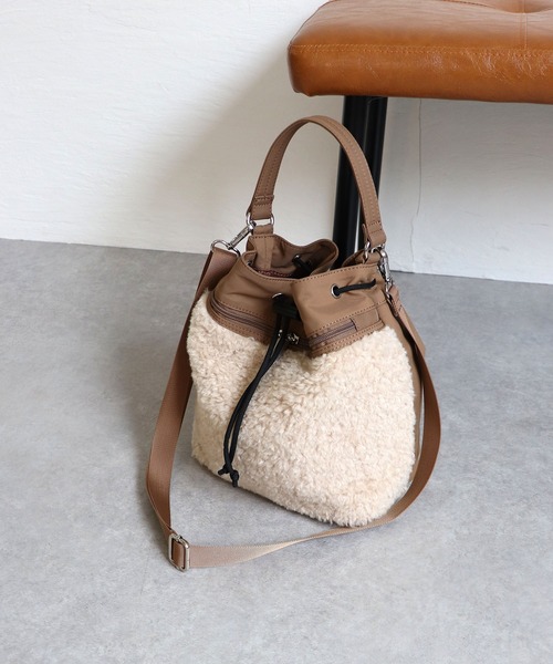 T・S・L（ティーエスエル）の「ボア2wayショルダーバッグ（ショルダーバッグ・レディース・チャコールグレー/レオパード/ベージュ・FREE）」の16枚目の写真