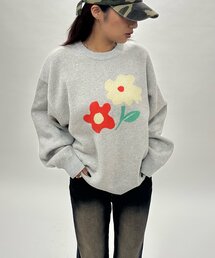 *サイズ展開あり 【UNISEX/ユニセックス】BLESS YOUフラワーニット