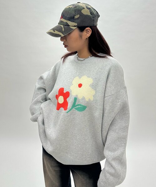 UNIF フラワーニット org.jpg