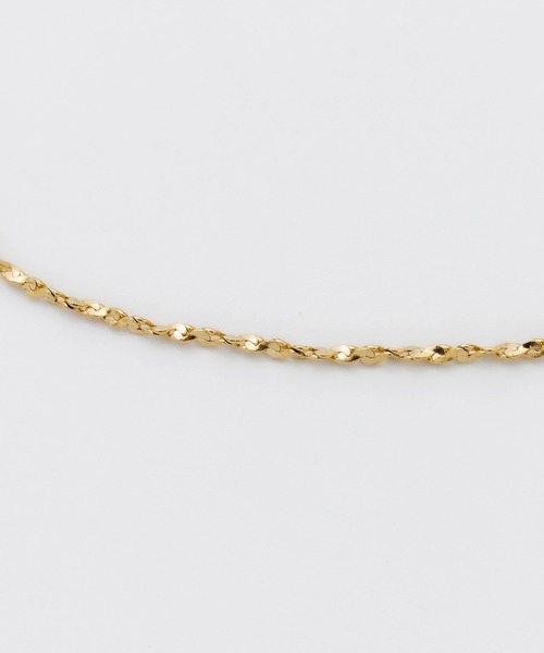 ciite'（シーテ）の「glitter chain necklace / グリッターチェーンネックレス（ネックレス・レディース・ゴールド/シルバー/ピンクゴールド・FREE）」の5枚目の写真
