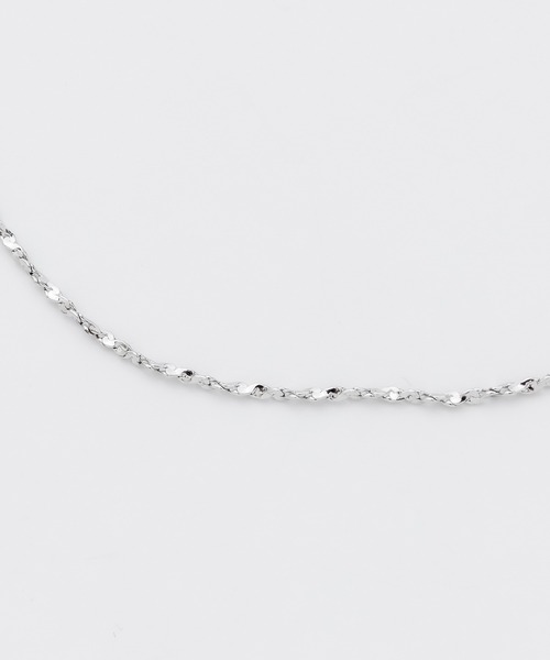 ciite'（シーテ）の「glitter chain necklace / グリッターチェーンネックレス（ネックレス・レディース・ゴールド/シルバー/ピンクゴールド・FREE）」の8枚目の写真