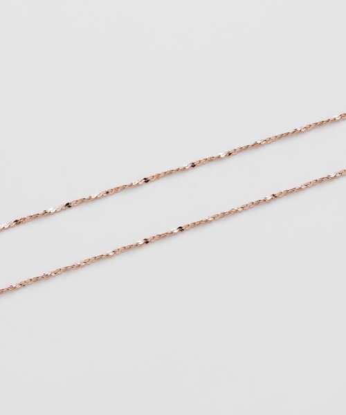ciite'（シーテ）の「glitter chain necklace / グリッターチェーンネックレス（ネックレス・レディース・ゴールド/シルバー/ピンクゴールド・FREE）」の15枚目の写真
