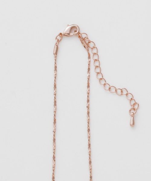 ciite'（シーテ）の「glitter chain necklace / グリッターチェーンネックレス（ネックレス・レディース・ゴールド/シルバー/ピンクゴールド・FREE）」の16枚目の写真