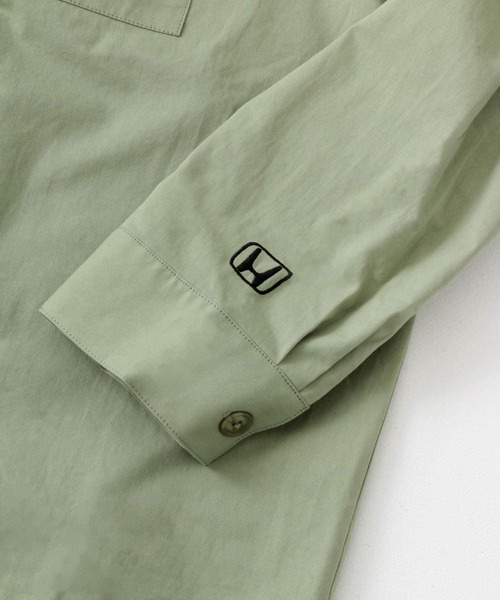 SENSE OF PLACE by URBAN RESEARCH(センスオブプレイスバイアーバンリサーチ)の「HONDA Hoodie Long-Sleeve Shirts(シャツ/ブラウス・メンズ・ミント/グリーン・MEDIUM/LARGE)」の6枚目の写真