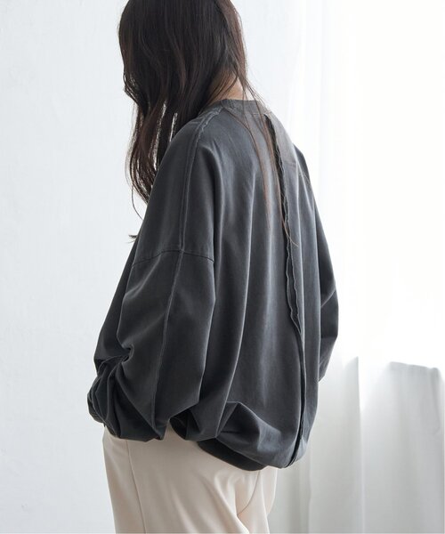 VENCEEXCHANGE(ヴァンスエクスチェンジ)の「インサイドアウトプルオーバー(スウェット・レディース・ライトグレー/クリーム/ブラック・FREE)」の7枚目の写真