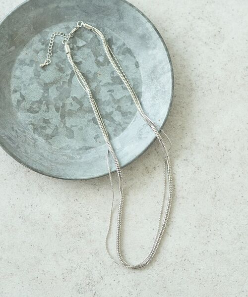 AMERICAN HOLIC（アメリカンホリック）の「2連チェーンネックレス（ネックレス・レディース・シルバー/ゴールド・FREE）」の9枚目の写真