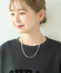 2連チェーンネックレス