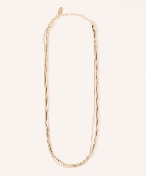 AMERICAN HOLIC（アメリカンホリック）の「2連チェーンネックレス（ネックレス・レディース・シルバー/ゴールド・FREE）」の7枚目の写真