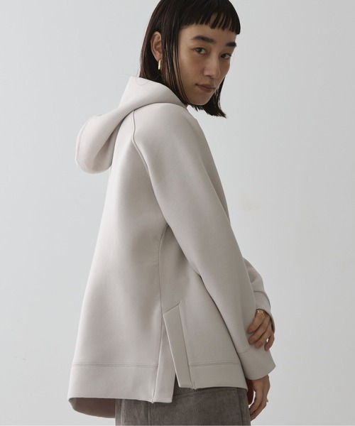 AMERICAN HOLIC（アメリカンホリック）の「サイドスリットポンチパーカー（パーカー・レディース・グレイッシュベージュ/グレー系その他/ダークネイビー・M/L）」の18枚目の写真