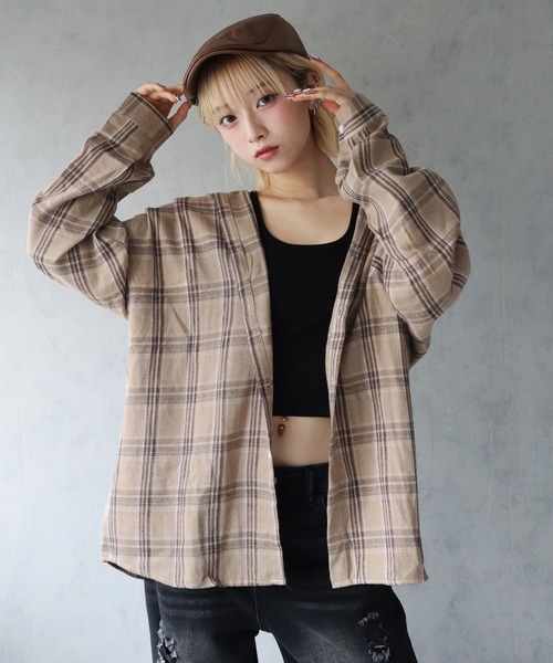 BARELY BLUE(ベアリーブルー)の「【 BARELY BLUE / ベアリーブルー 】フェイクレザー ハンチング帽(ハンチング/ベレー帽・レディース・ブラウン/レッド/ブラック・FREE)」の14枚目の写真