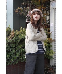 【TAION】タイオン MILITARY V NECK W-ZIP DOWN JKT TAION-101ALSZML-1