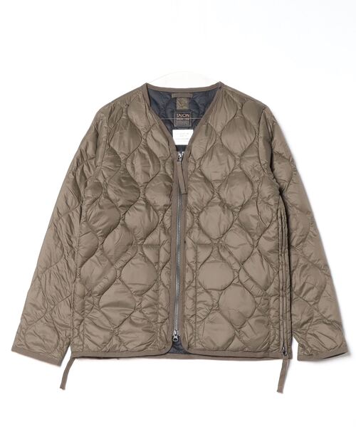 TAION(タイオン)の「【TAION】タイオン MILITARY V NECK W-ZIP DOWN JKT TAION-101ALSZML-1(ダウンジャケット/コート・メンズ・ベージュ系その他/ブルー系その他/ブラック/ダークオリーブ/その他/グリーン系・SMALL/MEDIUM/LARGE/X-LARGE/XX-LARGE)」の12枚目の写真