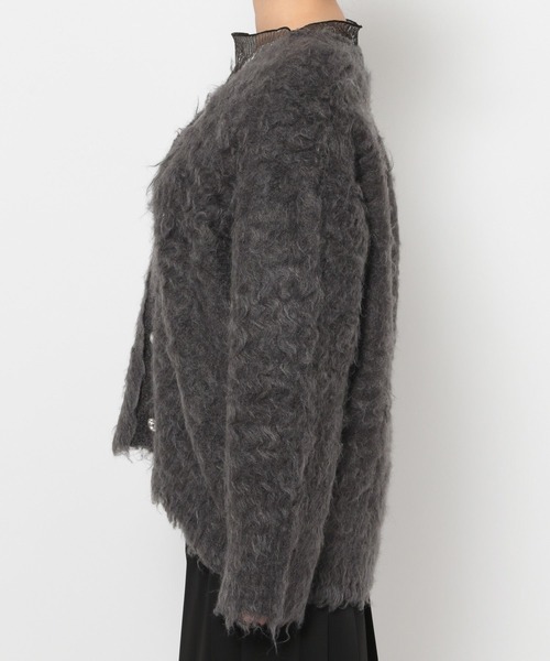 HARE（ハレ）の「ビンテージライクVネックニットカーディガン(HARE)（カーディガン/ボレロ・レディース・イエロー/グレー/ブルー・FREE）」の15枚目の写真