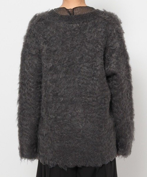 HARE（ハレ）の「ビンテージライクVネックニットカーディガン(HARE)（カーディガン/ボレロ・レディース・イエロー/グレー/ブルー・FREE）」の16枚目の写真