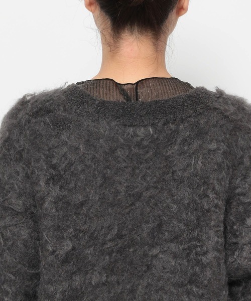 HARE（ハレ）の「ビンテージライクVネックニットカーディガン(HARE)（カーディガン/ボレロ・レディース・イエロー/グレー/ブルー・FREE）」の20枚目の写真