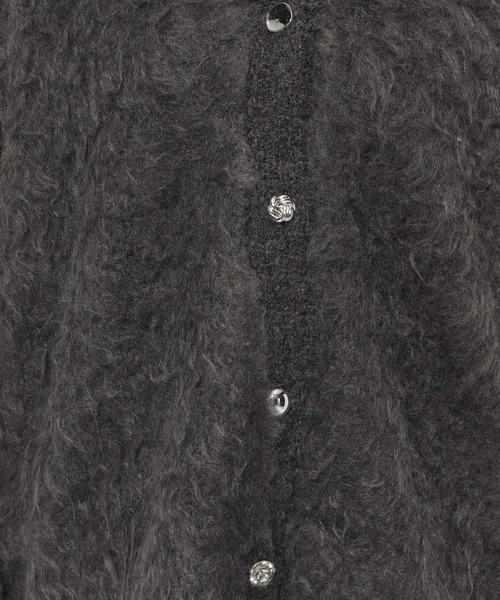 HARE（ハレ）の「ビンテージライクVネックニットカーディガン(HARE)（カーディガン/ボレロ・レディース・イエロー/グレー/ブルー・FREE）」の21枚目の写真