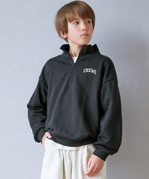 coca（coca）（コカ）の「キッズ ハーフジップワンポイント刺繍スウェット（スウェット・キッズ）」