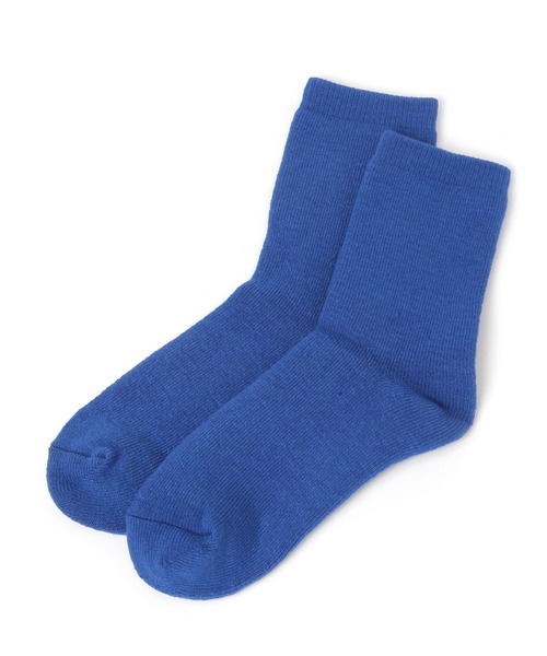 GLOBAL WORK Smile Seed Store（グローバルワーク スマイルシードストア）の「あたたか裏パイルハーフ/149285（ソックス/靴下・レディース・ブルー/レッド/チャコールグレー/ブラック/アイボリー・FREE）」の5枚目の写真