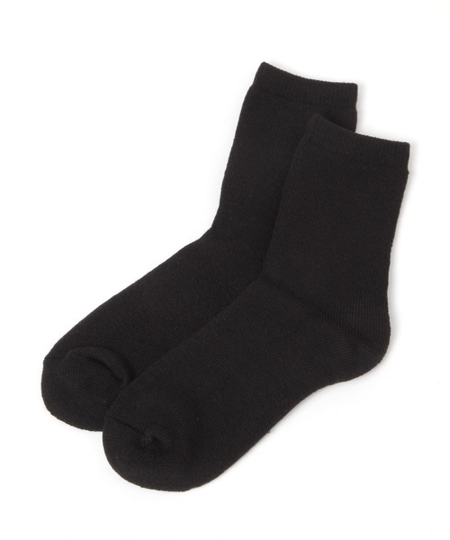 GLOBAL WORK Smile Seed Store（グローバルワーク スマイルシードストア）の「あたたか裏パイルハーフ/149285（ソックス/靴下・レディース・ブルー/レッド/チャコールグレー/ブラック/アイボリー・FREE）」の3枚目の写真