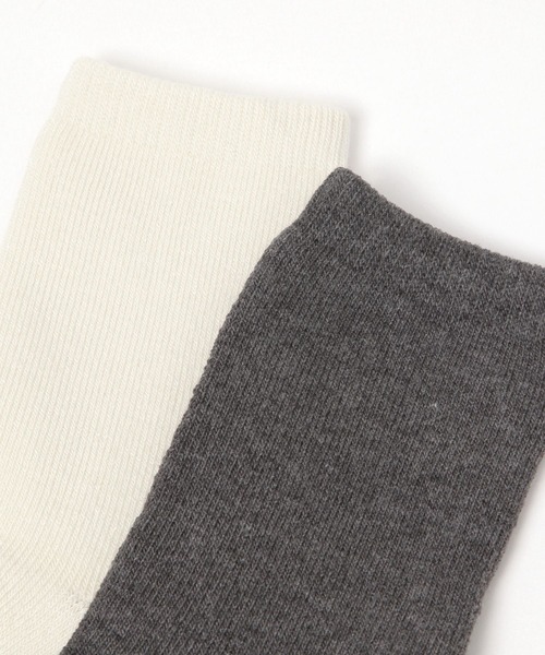 GLOBAL WORK Smile Seed Store（グローバルワーク スマイルシードストア）の「あたたか裏パイルハーフ/149285（ソックス/靴下・レディース・ブルー/レッド/チャコールグレー/ブラック/アイボリー・FREE）」の9枚目の写真