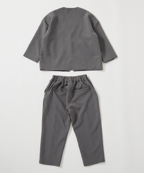 セール】フォーマル ノーカラージャケット セットアップ(ロングパンツ