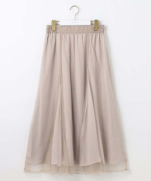 ANY SIS（エニィスィス）の「【洗える】ラッセルチュールマチ スカート（スカート・レディース・ダークブラウン系/アイボリー系・1/2/3）」の14枚目の写真