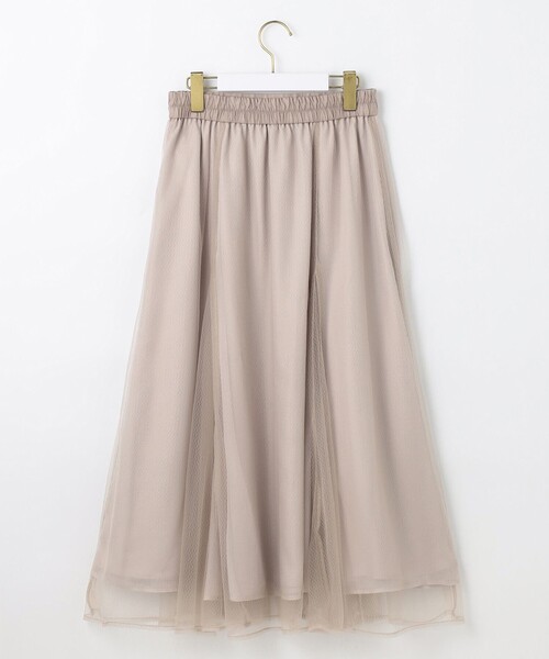 ANY SIS（エニィスィス）の「【洗える】ラッセルチュールマチ スカート（スカート・レディース・ダークブラウン系/アイボリー系・1/2/3）」の15枚目の写真