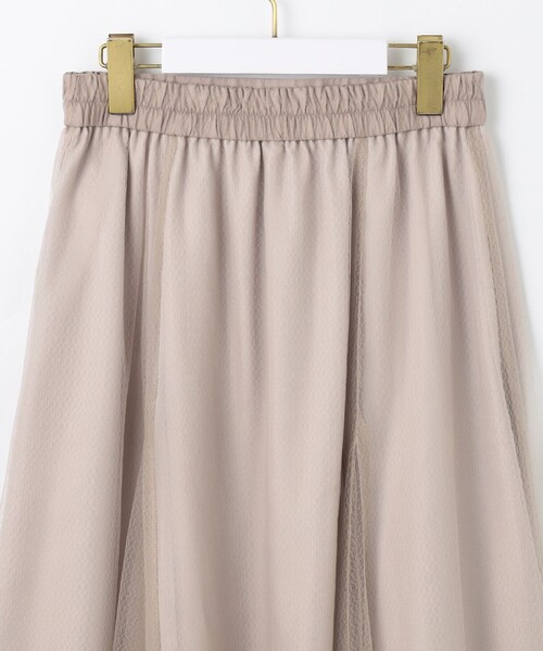 ANY SIS（エニィスィス）の「【洗える】ラッセルチュールマチ スカート（スカート・レディース・ダークブラウン系/アイボリー系・1/2/3）」の17枚目の写真