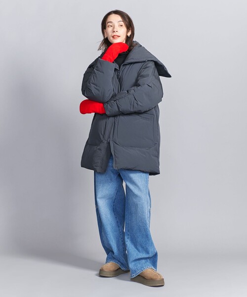 BEAUTY&YOUTH UNITED ARROWS(ビューティーアンドユースユナイテッドアローズ)の「フリース コード ミトン(手袋・レディース・ブラック/レッド/ブラウン・FREE)」の6枚目の写真