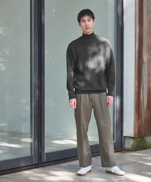 green label relaxing（グリーンレーベルリラクシング）の「モールスキン パイプドステム パンツ（その他パンツ・メンズ・ブラウン/グレー/ブラック・XL/L/M/S）」の5枚目の写真