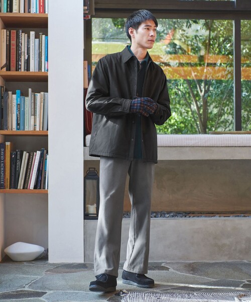 green label relaxing（グリーンレーベルリラクシング）の「モールスキン パイプドステム パンツ（その他パンツ・メンズ・ブラウン/グレー/ブラック・XL/L/M/S）」の7枚目の写真