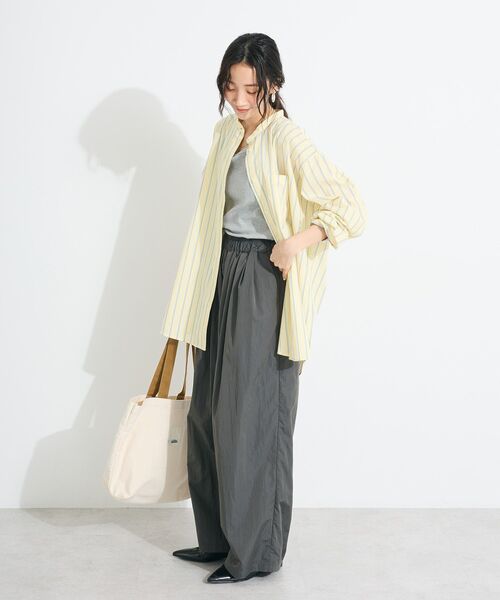 CRAFT STANDARD BOUTIQUE（クラフトスタンダードブティック）の「【追加】akha. キャンバストート/A4サイズ（トートバッグ・レディース・グレー/ナチュラル/ラベンダー・FREE）」の13枚目の写真