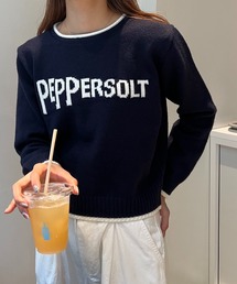 peppersalt 配色ニット