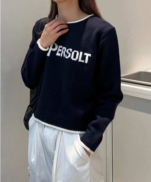 Sorriso（ソリッソ）の「peppersalt 配色ニット（ニット/セーター・レディース・ブラック・FREE）」の15枚目の写真