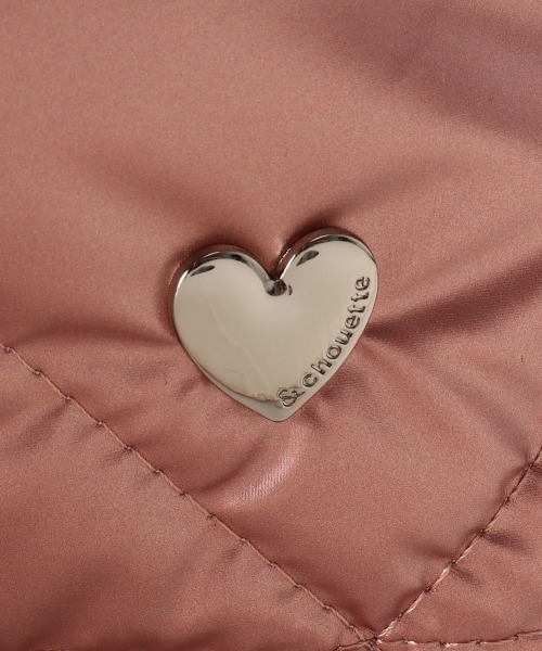 & chouette(アンドシュエット)の「メタリックカラーキルティングトートバッグ(トートバッグ・レディース・ダークグレー/ホワイト/スモークピンク/ネイビー・FREE)」の21枚目の写真