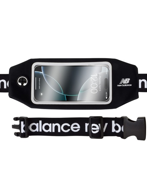 NEW BALANCE（ニューバランス）の「ニューバランス [ランニングポーチ] Lサイズ スポーツ ランニング スマホポーチ ケース 小物入れ（スポーツグッズ・メンズ・ブラック/グレー・L）」の10枚目の写真