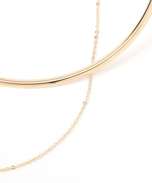 BAYFLOW（ベイフロー）の「プレーン2連チョーカー（チョーカー・レディース・ゴールド/シルバー・FREE）」の5枚目の写真