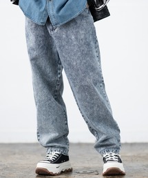 【SIDEWAY STANCE】10.5oz ワイド テーパード デニムパンツ
