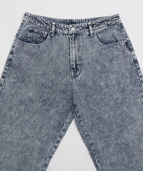 SIDEWAY STANCE(サイドウェイスタンス)の「【SIDEWAY STANCE】10.5oz ワイド テーパード デニムパンツ(デニムパンツ・メンズ・ブラック系/ブルー/ブラック・MEDIUM/LARGE/X-LARGE)」の19枚目の写真