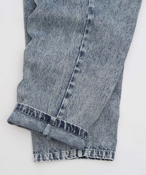 SIDEWAY STANCE(サイドウェイスタンス)の「【SIDEWAY STANCE】10.5oz ワイド テーパード デニムパンツ(デニムパンツ・メンズ・ブラック系/ブルー/ブラック・MEDIUM/LARGE/X-LARGE)」の22枚目の写真