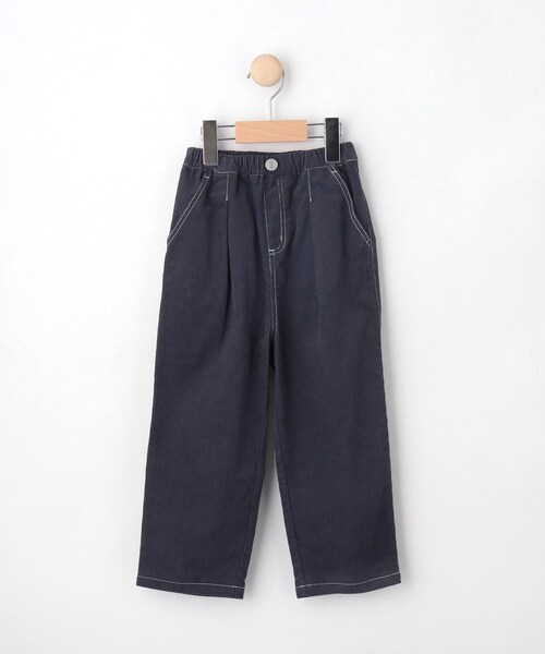 SHOO・LA・RUE(シューラルー)の「【110-140cm/男女兼用】コーデュロイゆったりパンツ(その他パンツ・キッズ・ダークグレー/グリーン系・11/12/13/14)」の1枚目の写真