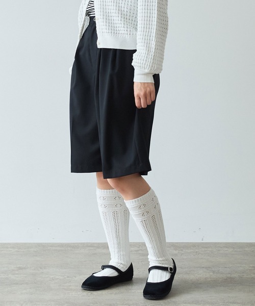 bulle de savon（ビュルデサボン）の「T/R ハーフパンツ（その他パンツ・レディース・グレー/ブラック・FREE）」の22枚目の写真