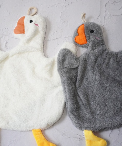 Port（ポート）の「【 Port / ポート 】 2カラー アヒル ループタオル / インテリア キッチン タオル #（タオル・レディース・グレー/ホワイト・FREE）」の2枚目の写真