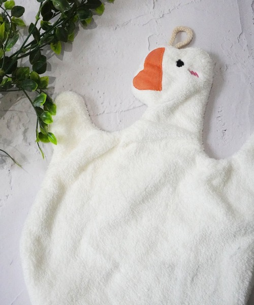 Port（ポート）の「【 Port / ポート 】 2カラー アヒル ループタオル / インテリア キッチン タオル #（タオル・レディース・グレー/ホワイト・FREE）」の5枚目の写真