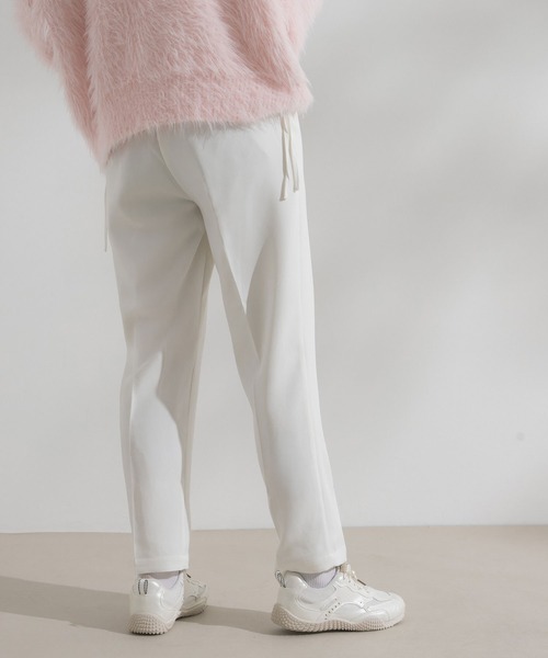 rectangle（レクタングル）の「サイドリボンテーパードパンツ【大きいサイズ有】（その他パンツ・レディース・ブラック/ドット/ホワイト・MEDIUM/LARGE/X-LARGE/XX-LARGE）」の12枚目の写真