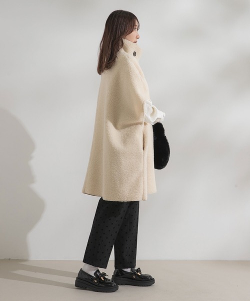 rectangle（レクタングル）の「サイドリボンテーパードパンツ【大きいサイズ有】（その他パンツ・レディース・ブラック/ドット/ホワイト・MEDIUM/LARGE/X-LARGE/XX-LARGE）」の8枚目の写真