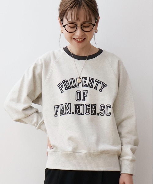 AMERICAN HOLIC(アメリカンホリック)の「リンガーフロッキーロゴスウェット(スウェット・レディース・ホワイト系その他・L/M)」の1枚目の写真