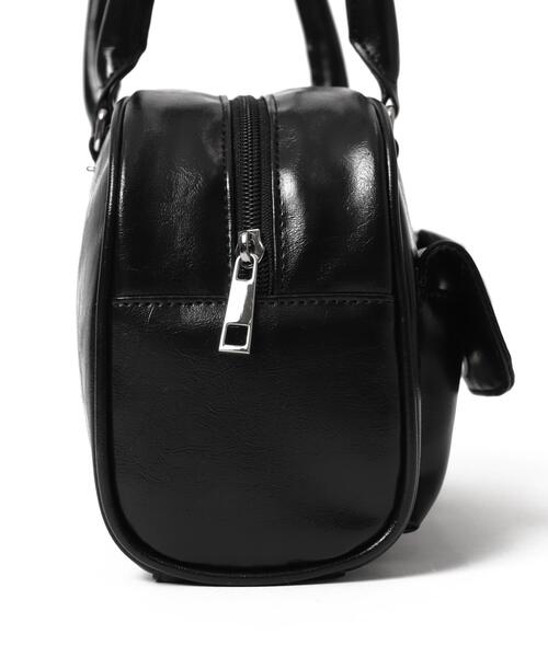 WEGO（ウィゴー）の「WEGO/チャーム付きボストンバッグ（ボストンバッグ・レディース・ホワイト/ブラウン系その他/ブラック/ブルー系その他/ワイン/ライトピンク・FREE）」の22枚目の写真