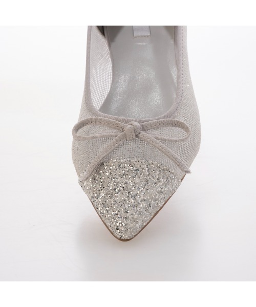 EVOL(イーボル)の「【軽量・柔らかい】チュールバレエパンプス IY5617(バレエシューズ・レディース・ブラック/ベージュ/ゴールド/シルバー/ベージュ系その他・22.0cm/22.5cm/23.0cm/23.5cm/24.0cm/24.5cm/25.0cm)」の20枚目の写真